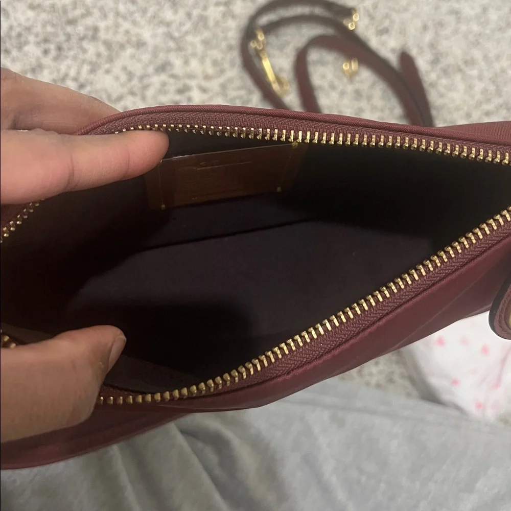 Coach Nylon Swinger - Wine - Picture 6 of 10